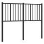 Cabecero de metal negro 120 cm de vidaXL, Cabeceros y pies de cama - Ref: Foro24-350895, Precio: 29,11 €, Descuento: %