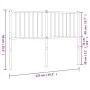 Cabecero de metal negro 120 cm de vidaXL, Cabeceros y pies de cama - Ref: Foro24-350895, Precio: 28,62 €, Descuento: %