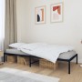 Estructura de cama de metal negro 90x200 cm de vidaXL, Camas y somieres - Ref: Foro24-350839, Precio: 67,22 €, Descuento: %