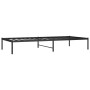 Estructura de cama de metal negro 90x200 cm de vidaXL, Camas y somieres - Ref: Foro24-350839, Precio: 67,22 €, Descuento: %