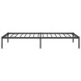 Estructura de cama de metal negro 90x200 cm de vidaXL, Camas y somieres - Ref: Foro24-350839, Precio: 67,22 €, Descuento: %