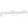 Estructura de cama de metal negro 90x200 cm de vidaXL, Camas y somieres - Ref: Foro24-350839, Precio: 67,22 €, Descuento: %