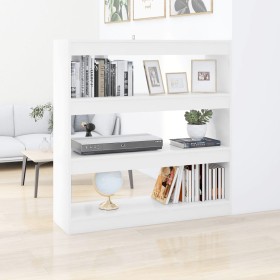 Estantería de libros/divisor de espacios blanco 100x30x103 cm en Librerías y estanterías | Comprar online en Foru.es