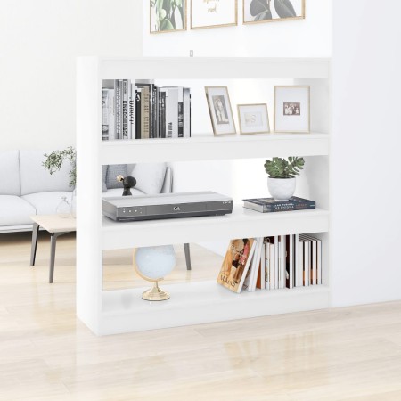 Estantería de libros/divisor de espacios blanco 100x30x103 cm en Librerías y estanterías | Comprar online en Foru.es