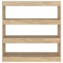Estantería/divisor espacios color roble Sonoma 100x30x103 cm en Librerías y estanterías | Comprar online en Foru.es