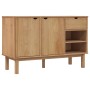 Aparador OTTA madera maciza pino 114x43x73,5 cm de vidaXL, Aparadores - Ref: Foro24-351300, Precio: 157,03 €, Descuento: %