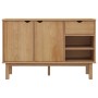 Aparador OTTA madera maciza pino 114x43x73,5 cm de vidaXL, Aparadores - Ref: Foro24-351300, Precio: 157,03 €, Descuento: %