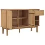 Aparador OTTA madera maciza pino 114x43x73,5 cm de vidaXL, Aparadores - Ref: Foro24-351300, Precio: 157,03 €, Descuento: %
