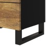 Mesita de noche madera mango madera contrachapada 50x33x62 cm de vidaXL, Mesitas de noche - Ref: Foro24-350663, Precio: 160,8...