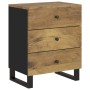 Mesita de noche madera mango madera contrachapada 50x33x62 cm de vidaXL, Mesitas de noche - Ref: Foro24-350663, Precio: 160,8...