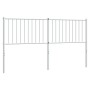 Cabecero de metal blanco 160 cm de vidaXL, Cabeceros y pies de cama - Ref: Foro24-350966, Precio: 34,40 €, Descuento: %