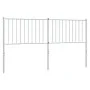 Cabecero de metal blanco 160 cm de vidaXL, Cabeceros y pies de cama - Ref: Foro24-350966, Precio: 33,87 €, Descuento: %