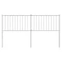 Cabecero de metal blanco 160 cm de vidaXL, Cabeceros y pies de cama - Ref: Foro24-350966, Precio: 33,87 €, Descuento: %