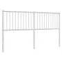 Cabecero de metal blanco 160 cm de vidaXL, Cabeceros y pies de cama - Ref: Foro24-350966, Precio: 33,87 €, Descuento: %