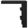 Mesa de bar de pared madera contrachapada negro 102x45x103,5cm en Mesas de comedor | Comprar online en Foru.es