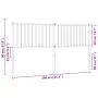 Cabecero de metal blanco 160 cm de vidaXL, Cabeceros y pies de cama - Ref: Foro24-350966, Precio: 33,87 €, Descuento: %