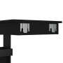 Mesa de bar de pared madera contrachapada negro 102x45x103,5cm en Mesas de comedor | Comprar online en Foru.es
