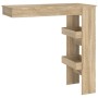 Mesa de bar de pared contrachapada roble Sonoma 102x45x103,5cm en Mesas de comedor | Comprar online en Foru.es