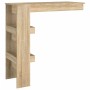 Mesa de bar de pared contrachapada roble Sonoma 102x45x103,5cm en Mesas de comedor | Comprar online en Foru.es