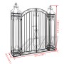 Puerta de jardín decorativa de hierro forjado 122x20,5x134 cm de vidaXL, Puertas de jardín - Ref: Foro24-40905, Precio: 185,1...