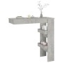 Mesa de bar de pared madera contrachapada gris 102x45x103,5cm en Mesas de comedor | Comprar online en Foru.es