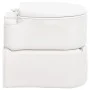 Inodoro de camping integrado HDPE y esmalte blanco 24+17 L de vidaXL, Urinarios y retretes portátiles - Ref: Foro24-154410, P...