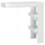 Mesa de bar de pared madera contrachapada blanco 102x45x103,5cm en Mesas de comedor | Comprar online en Foru.es