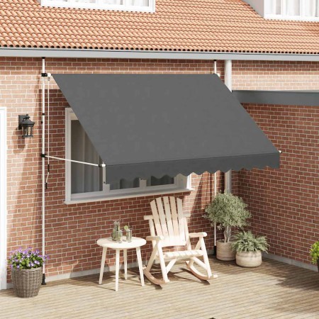 Toldo retráctil de operación manual antracita 300 cm en Toldos | Comprar online en Foru.es