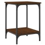 Mesa de centro madera de ingeniería marrón roble 40x40x55 cm de vidaXL, Mesas de centro - Ref: Foro24-832827, Precio: 34,94 €...