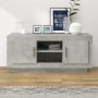 Mueble de TV madera contrachapada gris hormigón 102x35x45 cm en Muebles TV | Comprar online en Foru.es