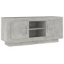 Mueble de TV madera contrachapada gris hormigón 102x35x45 cm en Muebles TV | Comprar online en Foru.es
