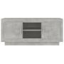 Mueble de TV madera contrachapada gris hormigón 102x35x45 cm en Muebles TV | Comprar online en Foru.es