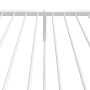 Estructura cama metal con cabecero y pie cama blanca 90x200 cm de vidaXL, Camas y somieres - Ref: Foro24-350942, Precio: 78,6...