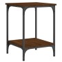 Mesa de centro madera de ingeniería marrón roble 40x40x55 cm de vidaXL, Mesas de centro - Ref: Foro24-832827, Precio: 34,94 €...