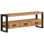 Mueble de TV madera maciza de acacia 120x30x45 cm de vidaXL, Muebles TV - Ref: Foro24-351670, Precio: 241,56 €, Descuento: %
