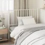 Cabecero de metal blanco 100 cm de vidaXL, Cabeceros y pies de cama - Ref: Foro24-350960, Precio: 24,24 €, Descuento: %