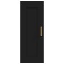 Armario de pared madera de ingeniería negro 35x34x90 cm en Estanterías | Comprar online en Foru.es