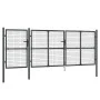 Gartengittertür aus anthrazitfarbenem, verzinktem Stahl, 400 x 175 cm von vidaXL, Gartentore - Ref: Foro24-154546, Preis: 465...