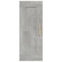 Armario de pared madera de ingeniería gris hormigón 35x34x90 cm en Estanterías | Comprar online en Foru.es