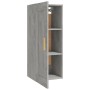 Armario de pared madera de ingeniería gris hormigón 35x34x90 cm en Estanterías | Comprar online en Foru.es