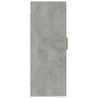 Armario de pared madera de ingeniería gris hormigón 35x34x90 cm en Estanterías | Comprar online en Foru.es