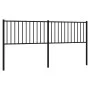 Cabecero de metal negro 180 cm de vidaXL, Cabeceros y pies de cama - Ref: Foro24-350900, Precio: 35,77 €, Descuento: %
