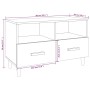 Mueble para TV madera contrachapada negro 80x36x50 cm en Muebles TV | Comprar online en Foru.es