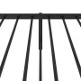 Estructura de cama con cabecero metal negro 107x203 cm de vidaXL, Camas y somieres - Ref: Foro24-350860, Precio: 77,42 €, Des...
