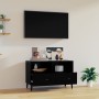 Mueble para TV madera contrachapada negro 80x36x50 cm en Muebles TV | Comprar online en Foru.es
