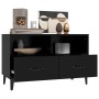 Mueble para TV madera contrachapada negro 80x36x50 cm en Muebles TV | Comprar online en Foru.es