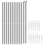 Wire fence with anchor spikes anthracite gray 1.4x25 m by vidaXL, fence panels - Ref: Foro24-154283, Price: 183,16 €, Discoun...