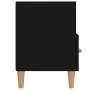 Mueble de TV madera contrachapada negro 102x36x50 cm en Muebles TV | Comprar online en Foru.es