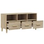Mueble para TV madera contrachapada color roble 102x36x50 cm en Muebles TV | Comprar online en Foru.es