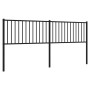Cabecero de metal negro 193 cm de vidaXL, Cabeceros y pies de cama - Ref: Foro24-350901, Precio: 37,24 €, Descuento: %